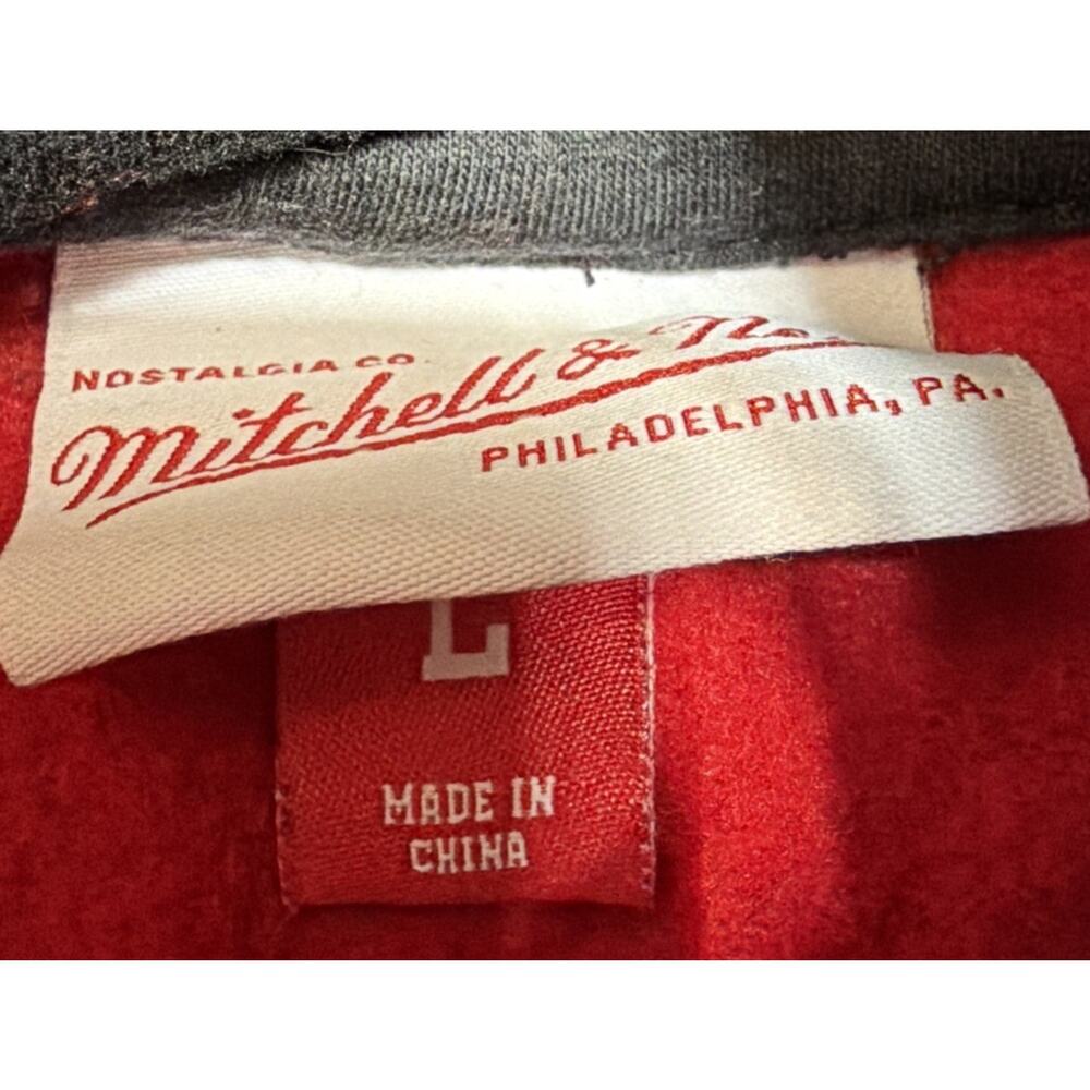 Men's Kansas City Chiefs Mitchell & Ness Throwbacks Pullover Hoodie Size L - Picture 6 of 8